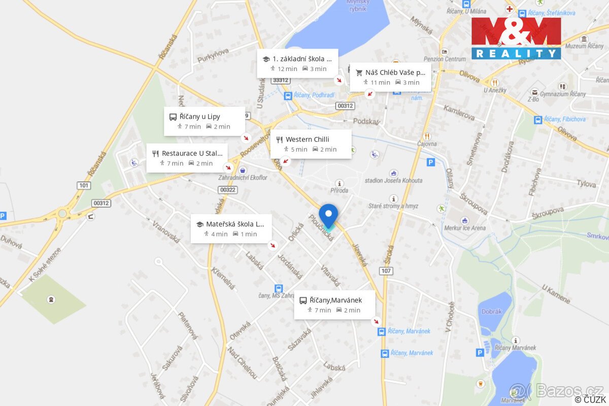 Prodej pozemku k bydlení, 698 m², Říčany, ul. Ploučnická