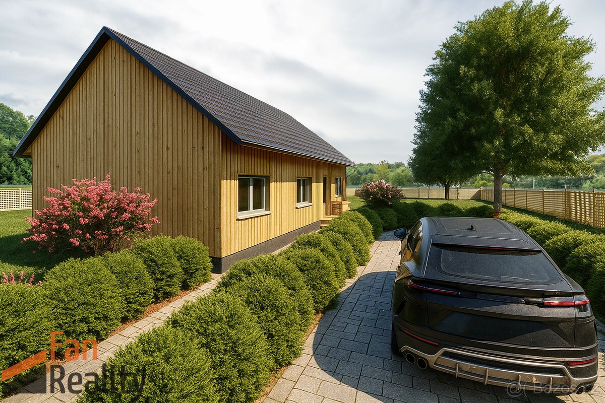 Na prodej stavební pozemek 1013m2 s projektem v obci Chudola