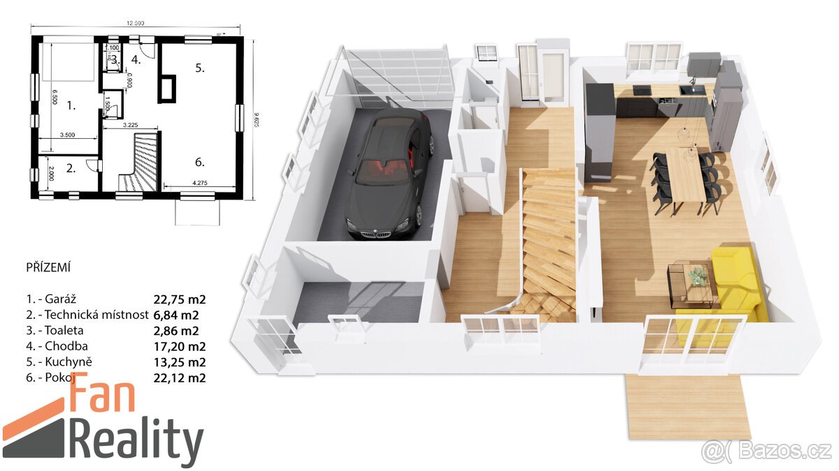 Prodej stavebního pozemku 692m2 v Praze Řevnicích