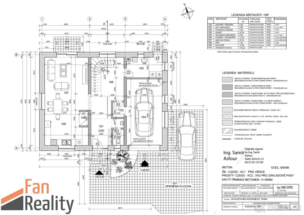 Prodej stavebního pozemku 692m2 v Praze Řevnicích