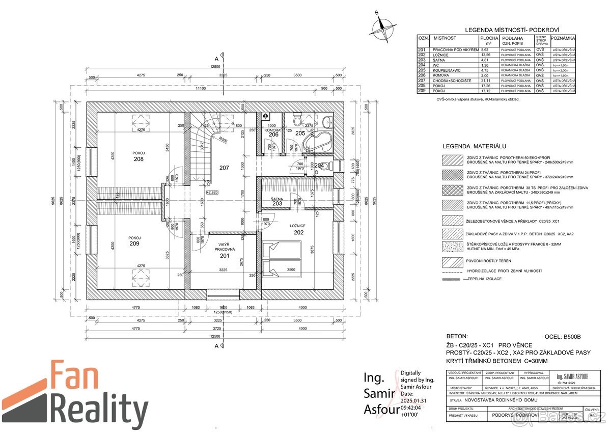 Prodej stavebního pozemku 692m2 v Praze Řevnicích