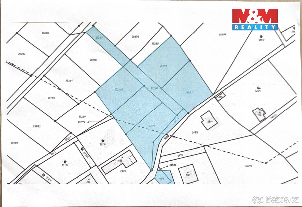 Prodej pozemku k bydlení, 801 m², Mokrovraty