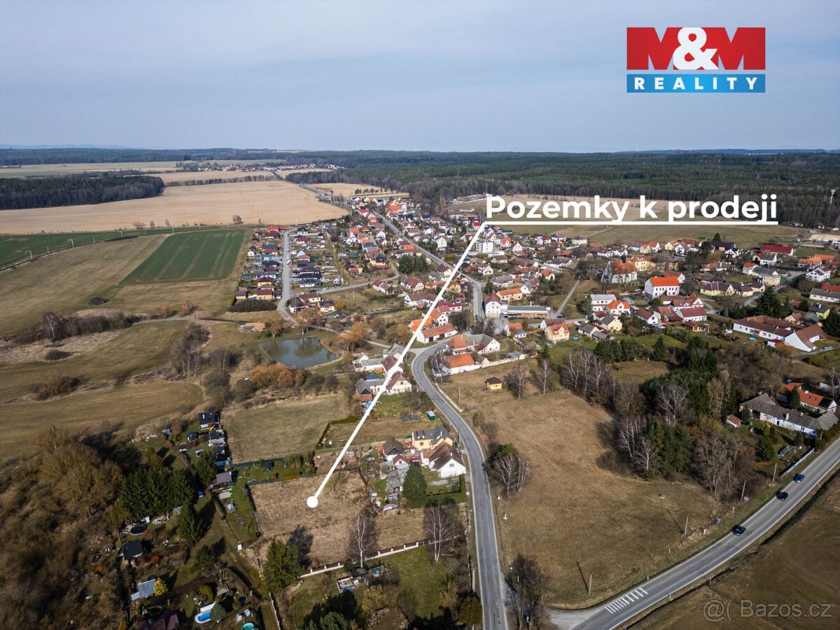 Prodej pozemku k bydlení, 866 m², Sudoměřice u Bechyně