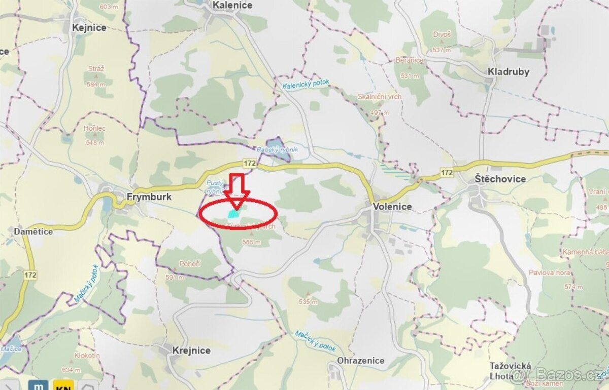 Prodej lesních pozemků v k.ú. Volenice