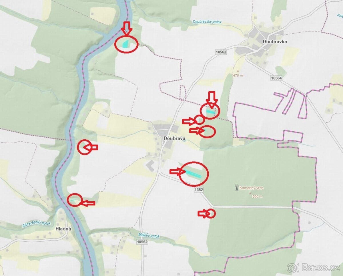 Prodej lesních pozemků v k.ú. Doubrava nad Vltavou