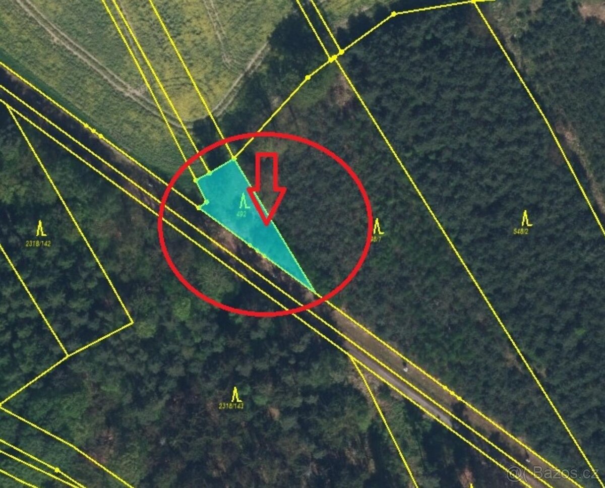 Prodej lesních pozemků v k.ú. Bolehošť