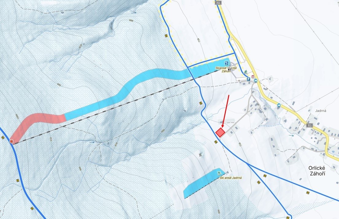 Prodej - stavební pozemek - Orlické Záhoří, Jadrná