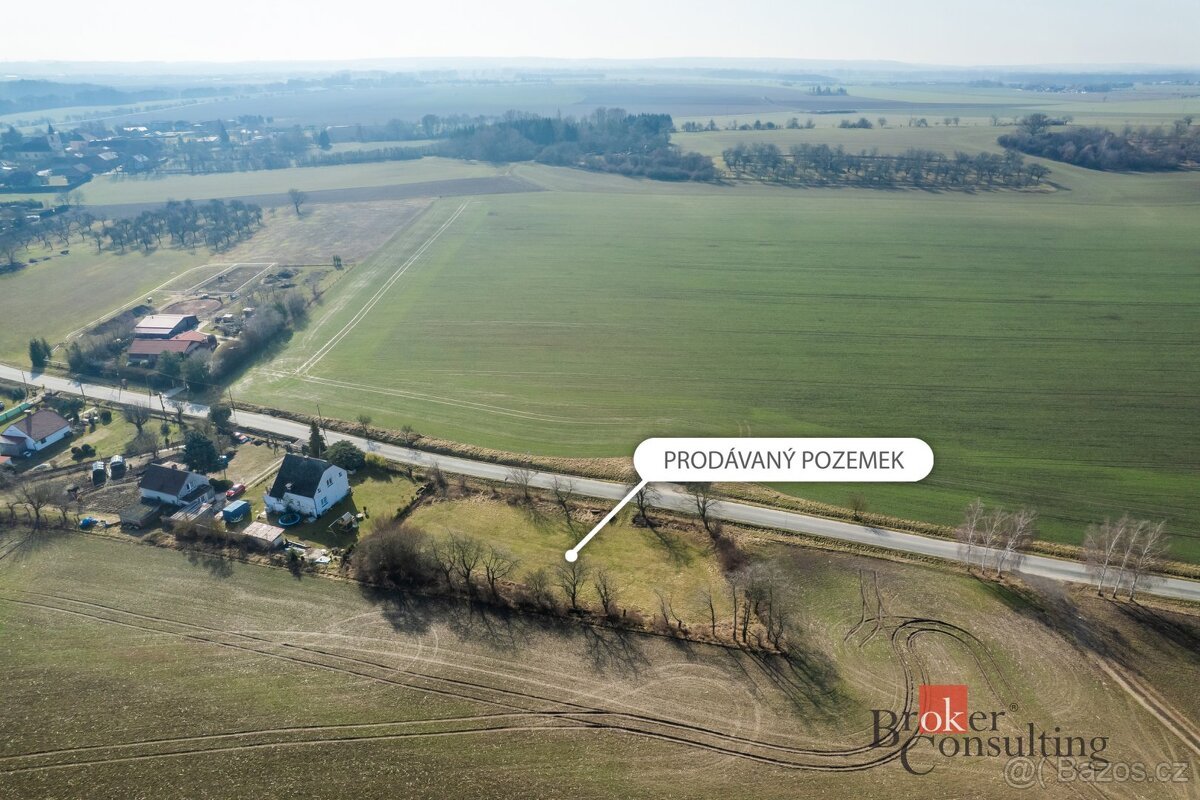 Prodej, pozemky/bydlení, 945 m2, Boharyně, Hradec Králové [I