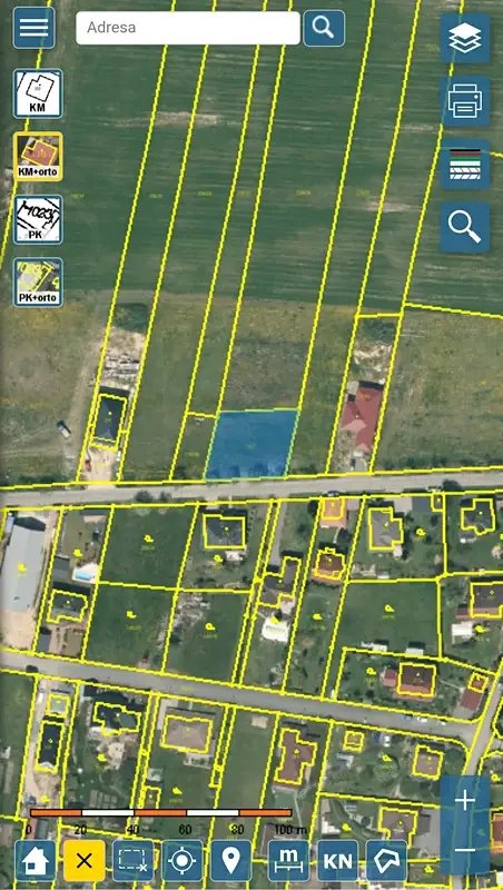 Prodej stavebního pozemku 800 m² Radimovice u Želče