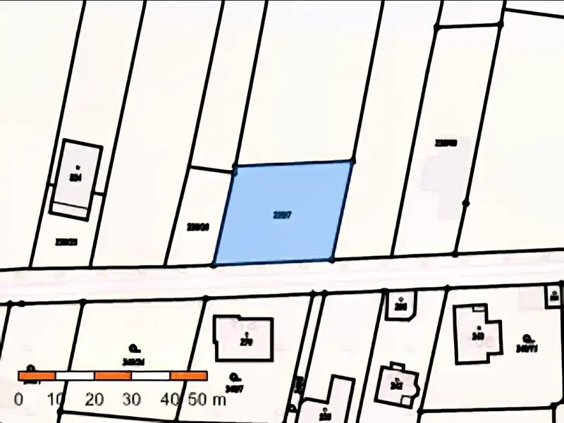 Prodej stavebního pozemku 800 m² Radimovice u Želče