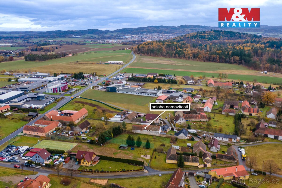 Prodej pozemku k bydlení, 1226 m², Malé Nepodřice, Dobev