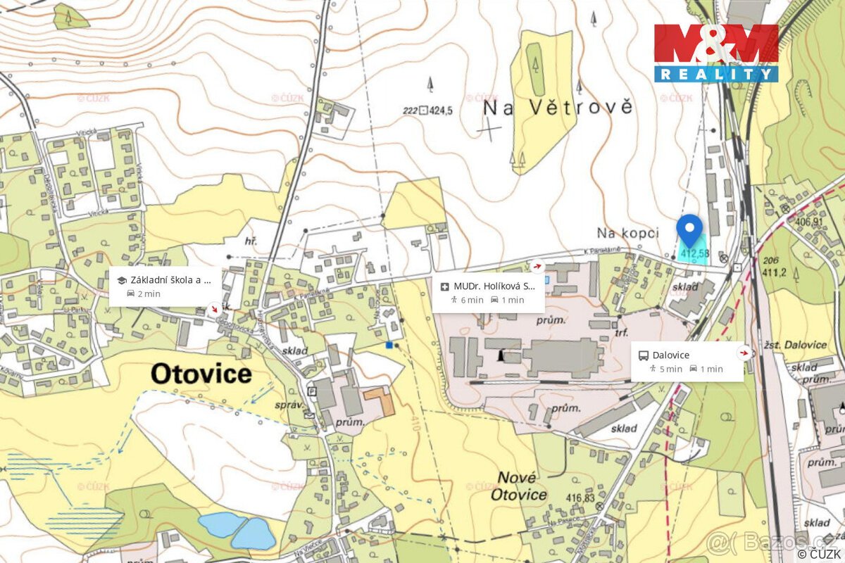 Prodej pozemku k bydlení, 3330 m², Otovice