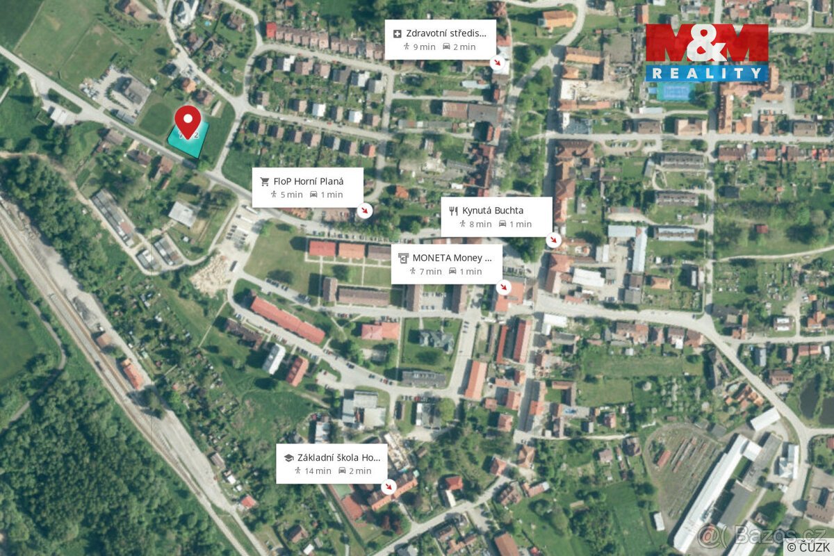 Prodej pozemku k bydlení, 2428 m², Horní Planá