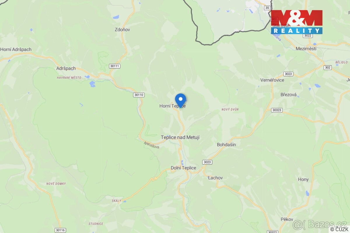 Prodej louky, 5449 m², Teplice nad Metují - Horní Teplice