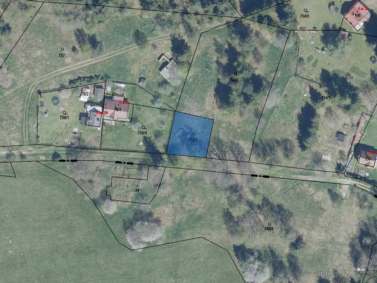 Prodej Louky, 431 m2, Suchá u Nejdku