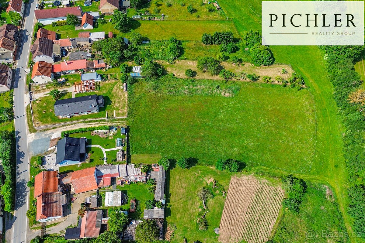 Stavební pozemky - Černotín u Dnešic