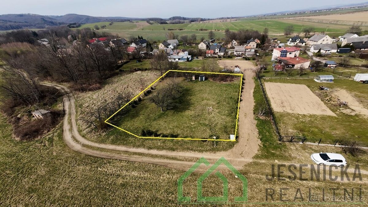 Prodej stavebního pozemku v obci Bílý Potok okr. Jeseník