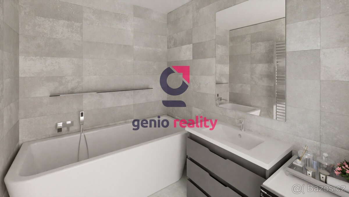 Developerský projekt na 16 řadových domů, 50 minut od Prahy.