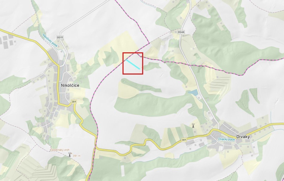 Prodej pole s výbornou bonitou – 4 049 m2 – Diváky