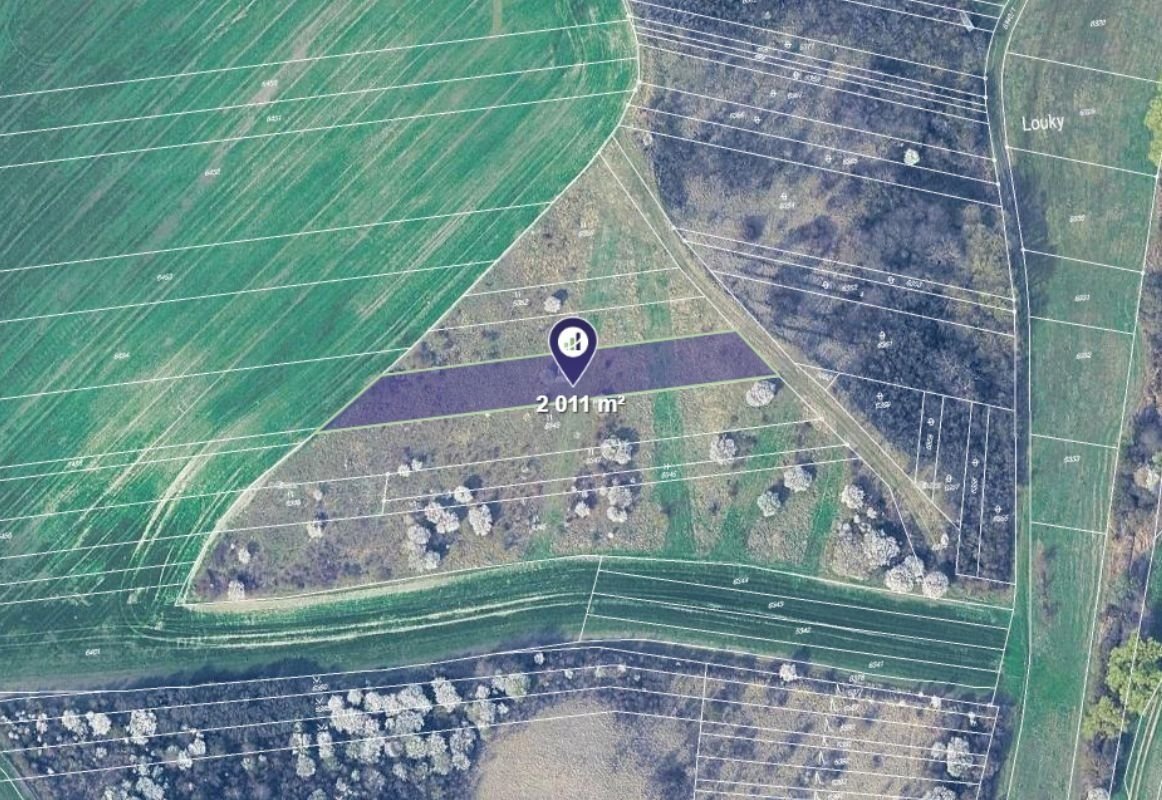 Prodej podílu 1/2 louky 1 006 m², Otnice