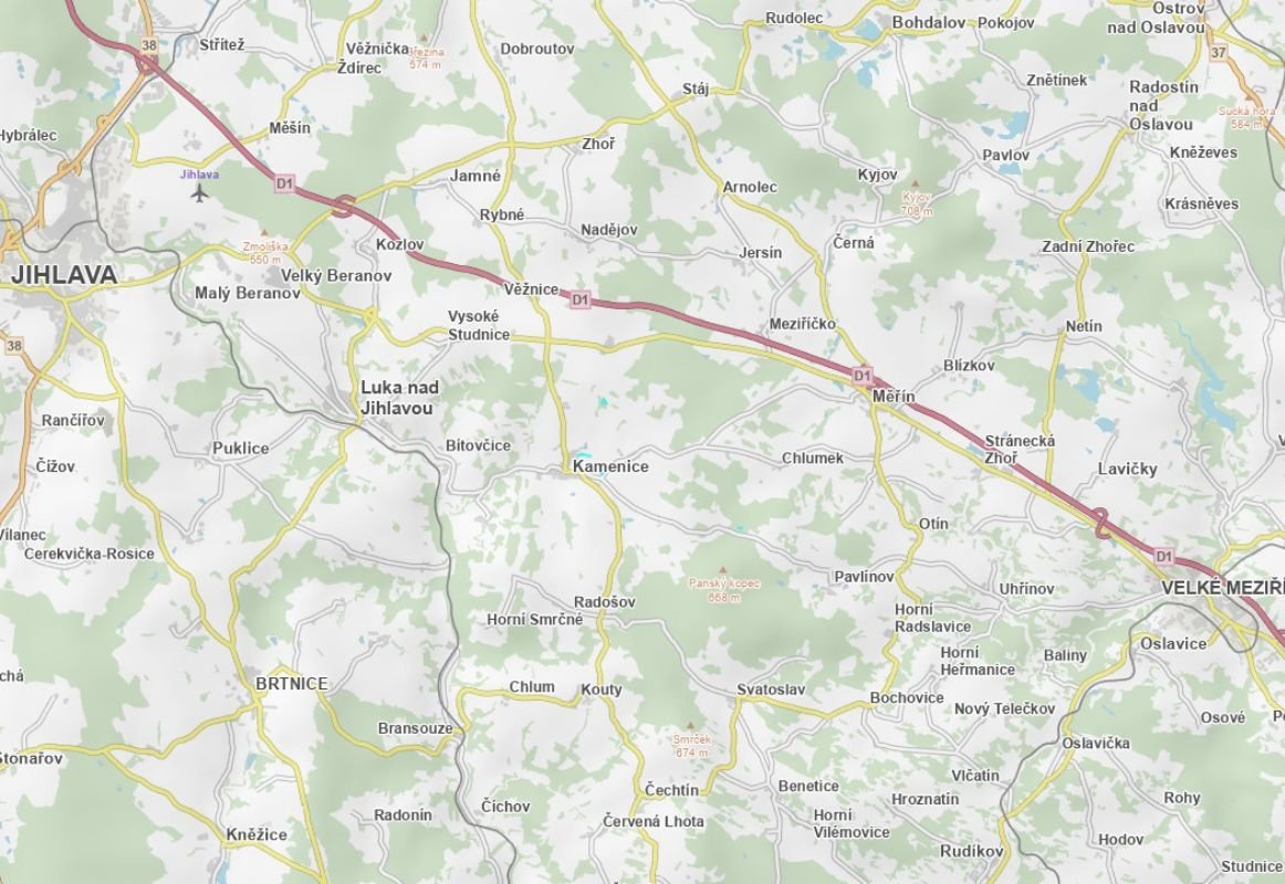 Prodej pole v k.ú. Kamenice u Jihlavy