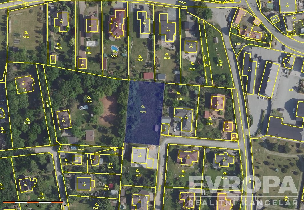 Stavební pozemek 1 495 m² se stavebním povolením – Březová -
