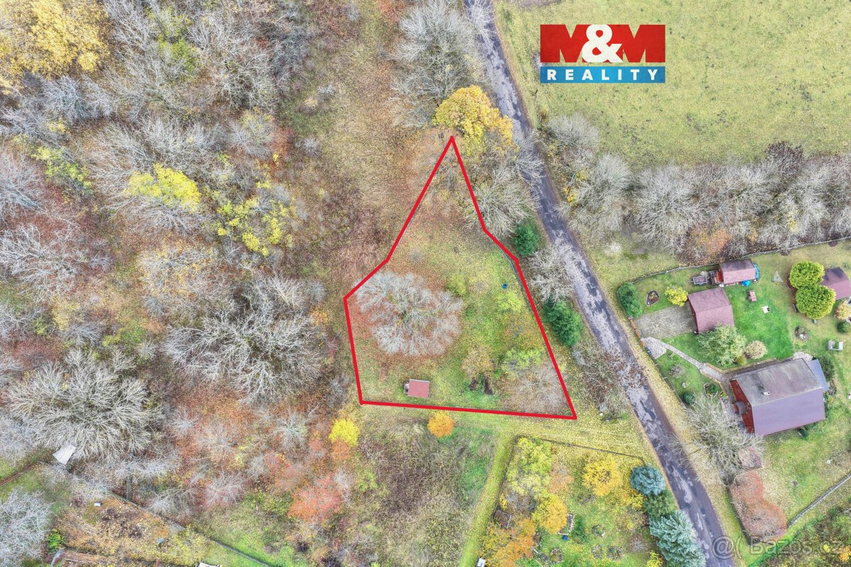 Prodej pozemku k bydlení, 1060 m², Útvina, Český Chloumek