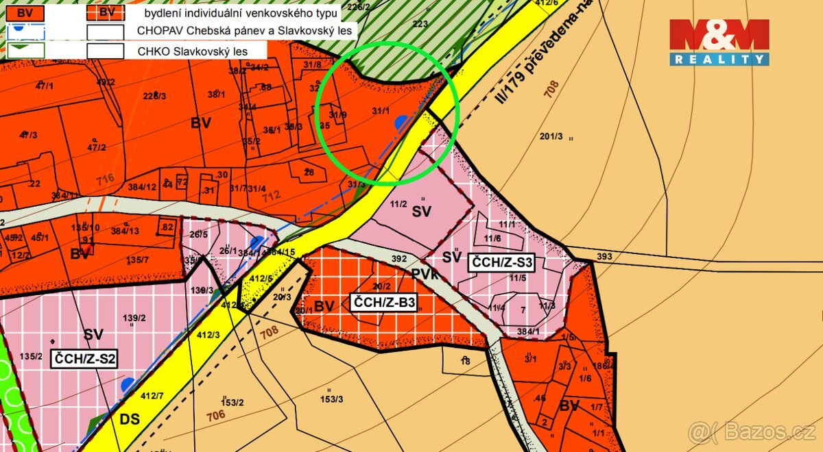 Prodej pozemku k bydlení, 1060 m², Útvina, Český Chloumek