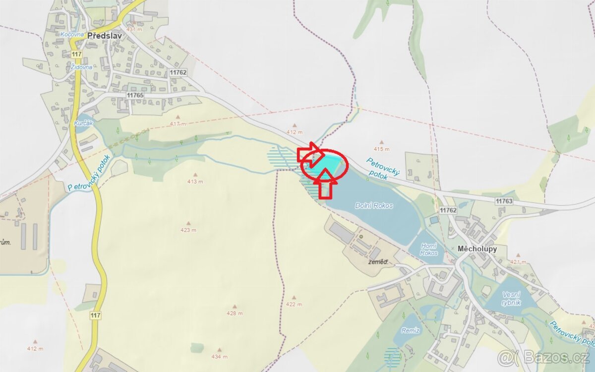 Prodej lesního pozemku v k.ú. Měcholupy u Předslavi