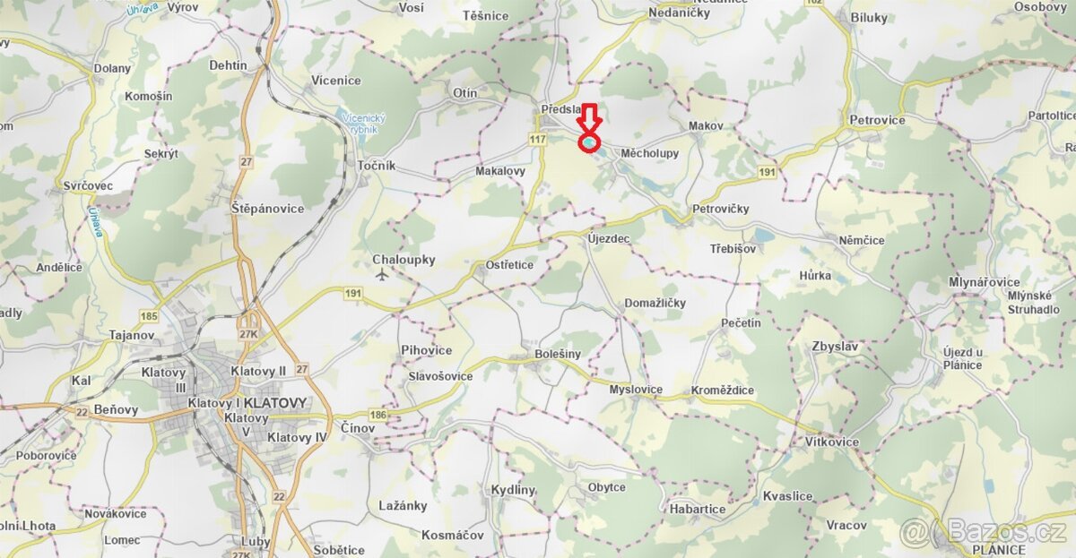 Prodej lesního pozemku v k.ú. Měcholupy u Předslavi