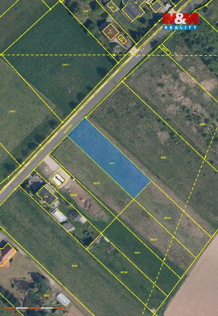 Prodej pozemku k bydlení, 2852 m², Vědomice