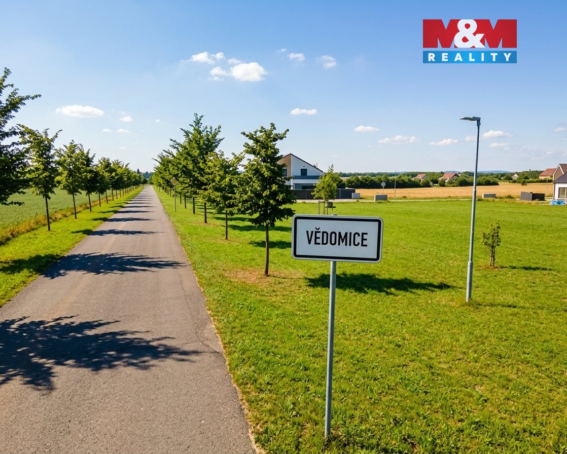 Prodej pozemku k bydlení, 2904 m², Vědomice