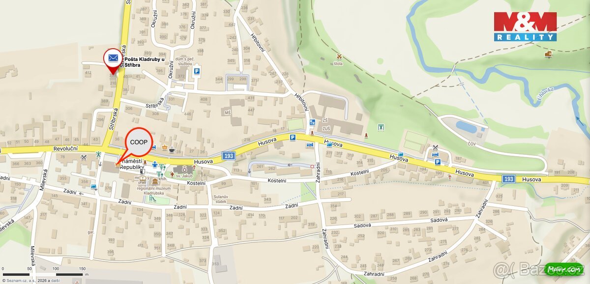 Prodej pozemku k bydlení, 1021 m², Kladruby, ul. Zahradní