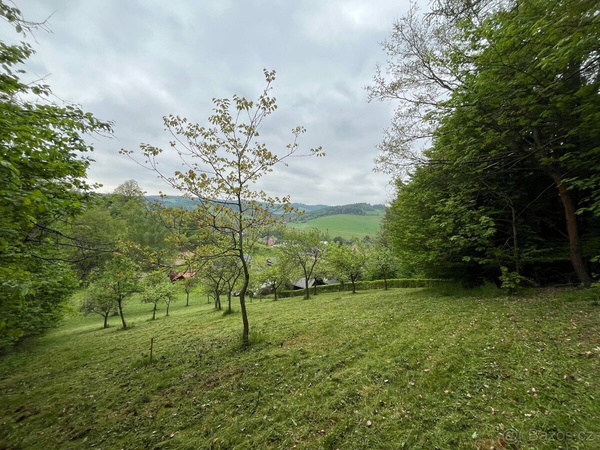 Prodej stavebního pozemku - 1611 m2 + lesní pozemek 673 m2