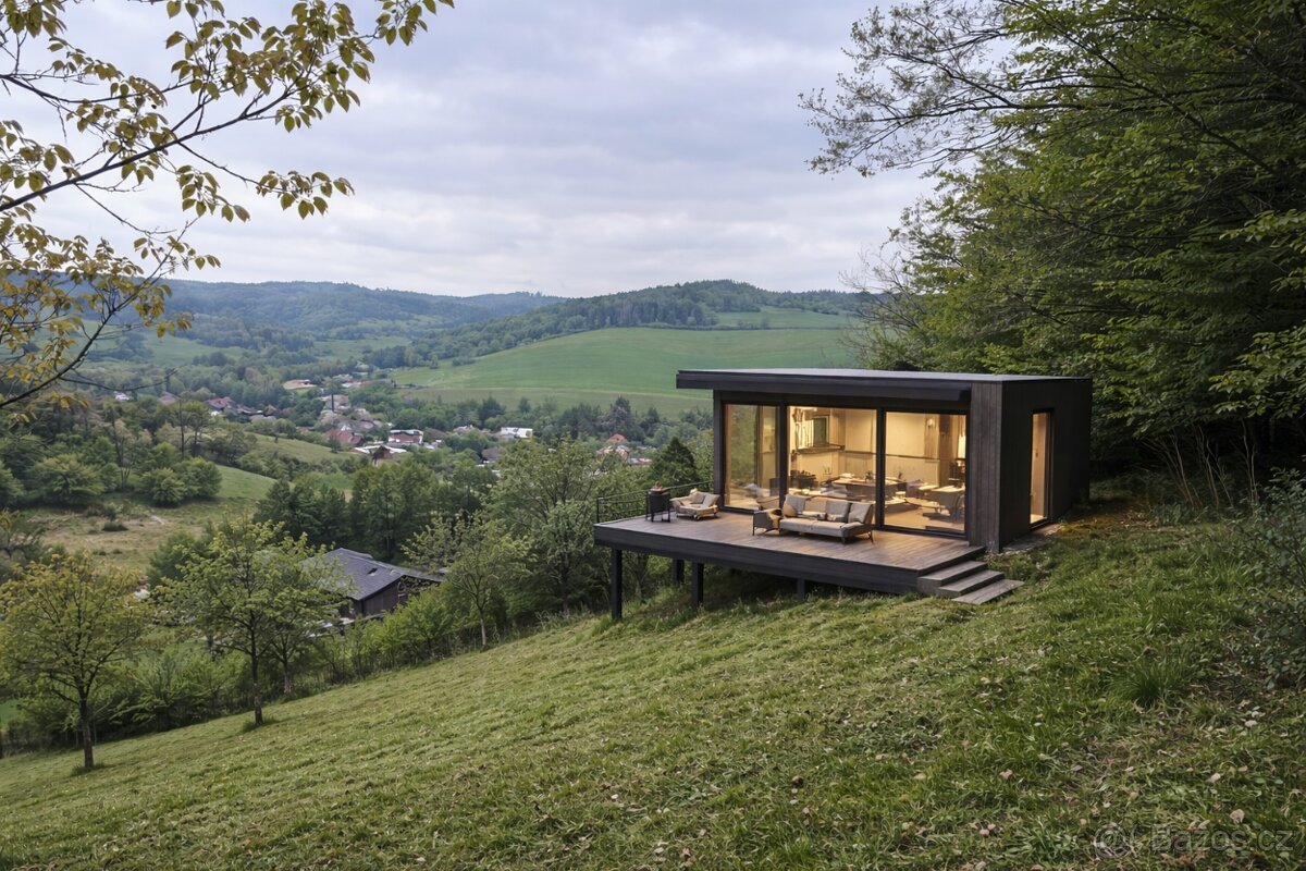 Prodej stavebního pozemku - 1611 m2 + lesní pozemek 673 m2