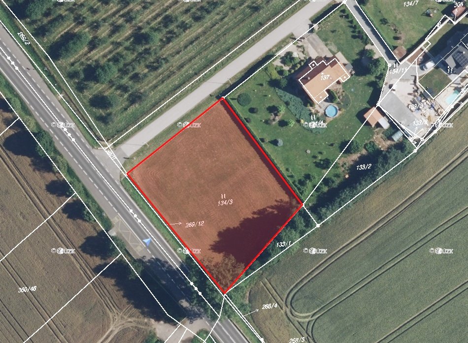 Prodej pozemku pro komerční výstavbu, u silnice I/35 (Jc-HK)