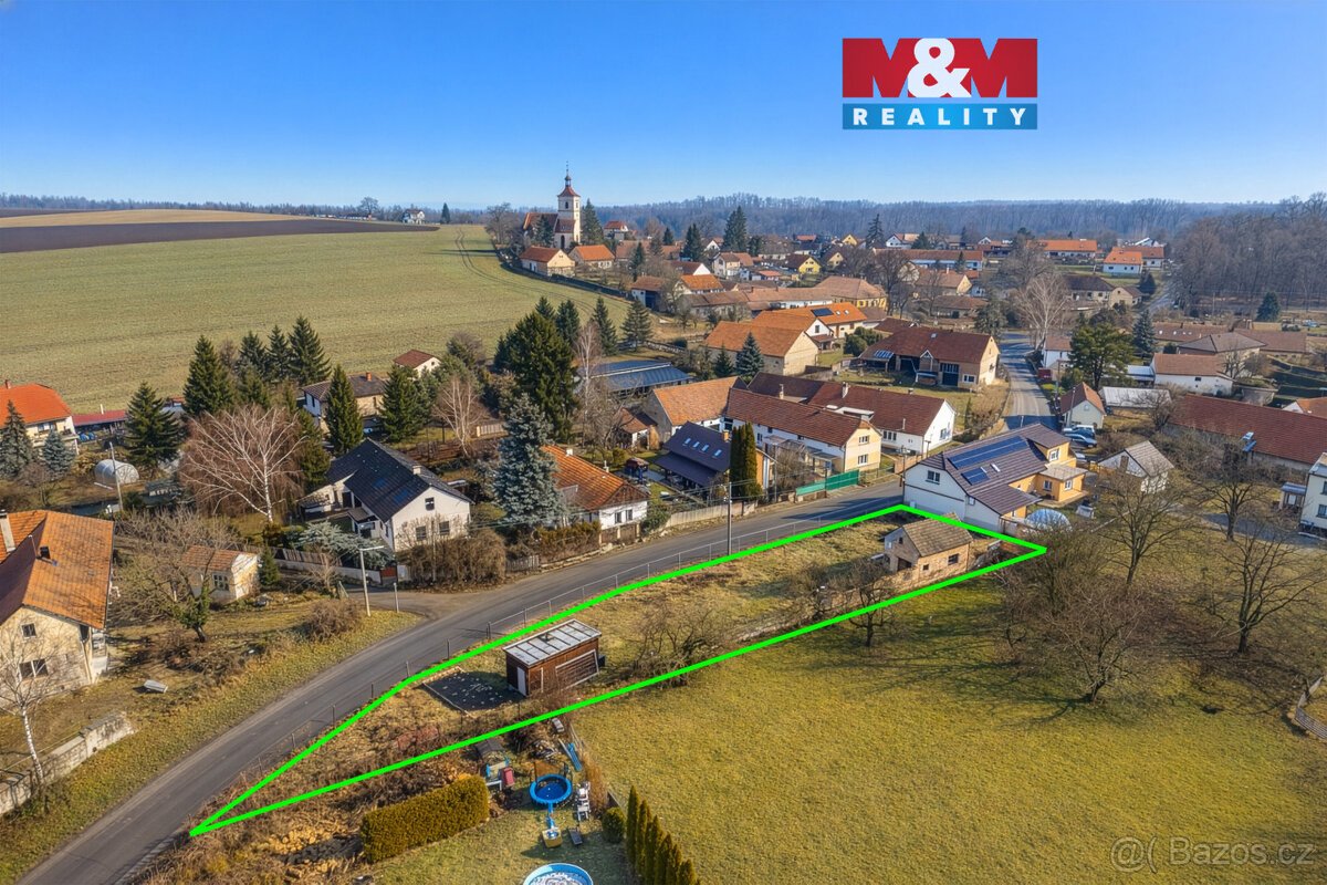 Prodej pozemku k bydlení, 860 m², Polní Voděrady