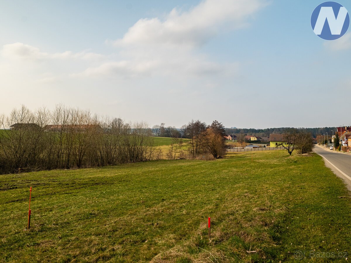 Prodej 3 stavebních parcel v Borovanech u Milevska