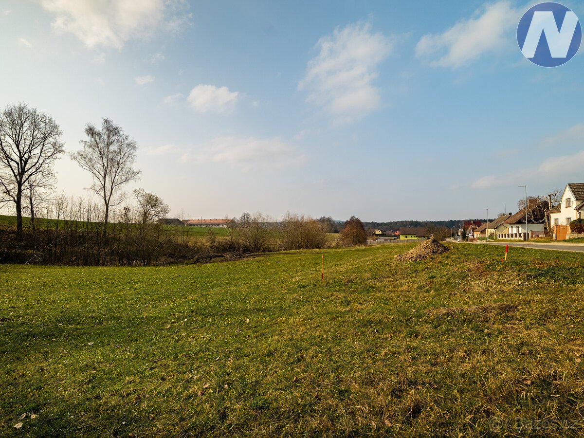 Prodej 3 stavebních parcel v Borovanech u Milevska