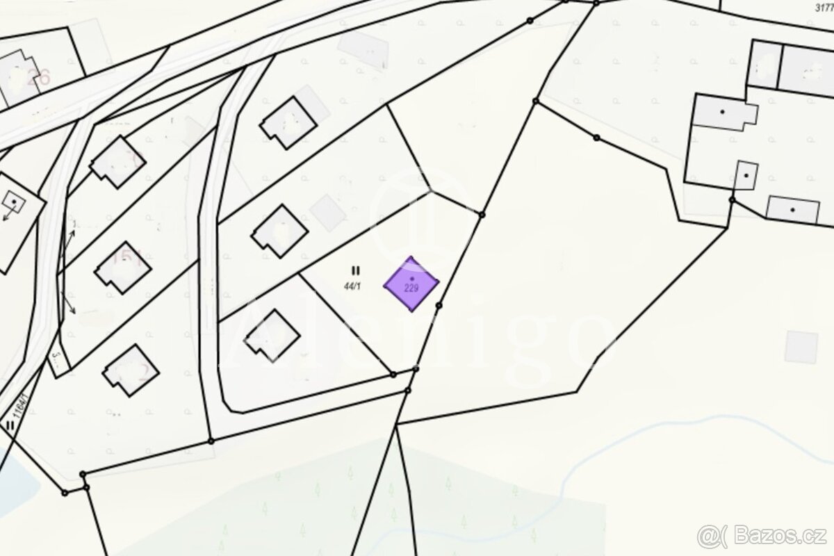 Prodej stavebního pozemku 780 m² Otročín, okres Karlovy Vary