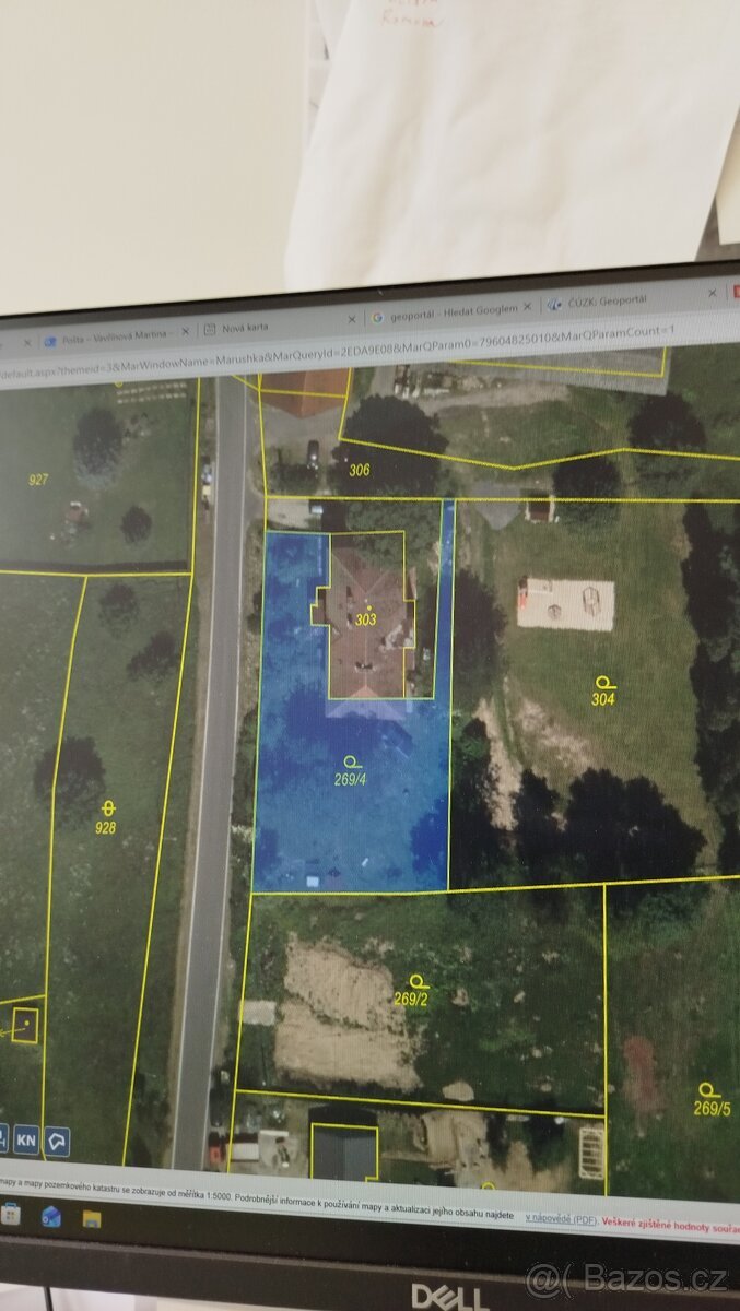 Pozemek v Hřebenech