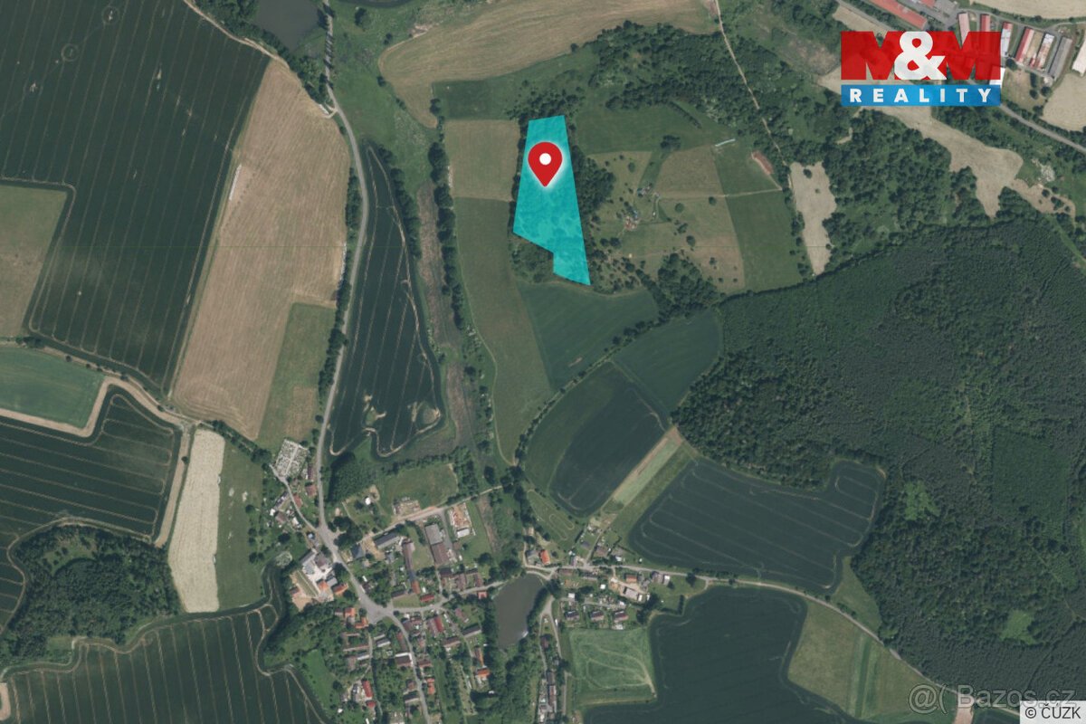 Prodej lesa, 20042 m², Obytce