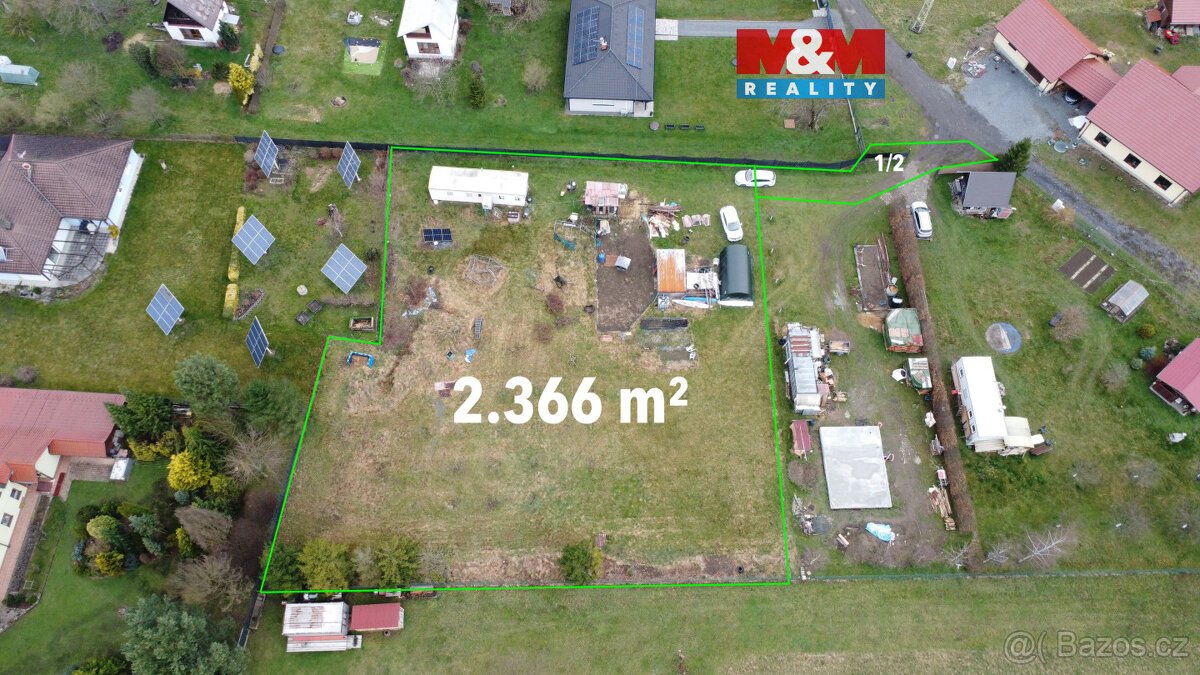 Prodej pozemku k bydlení, 2366 m², Příbor, ul. Na nivách