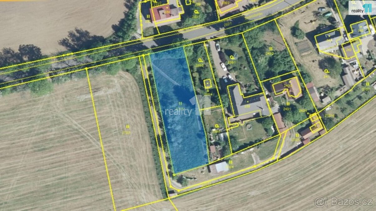 Prodej pozemku o 1669m2 v Dalovicích, Karlových Varech.