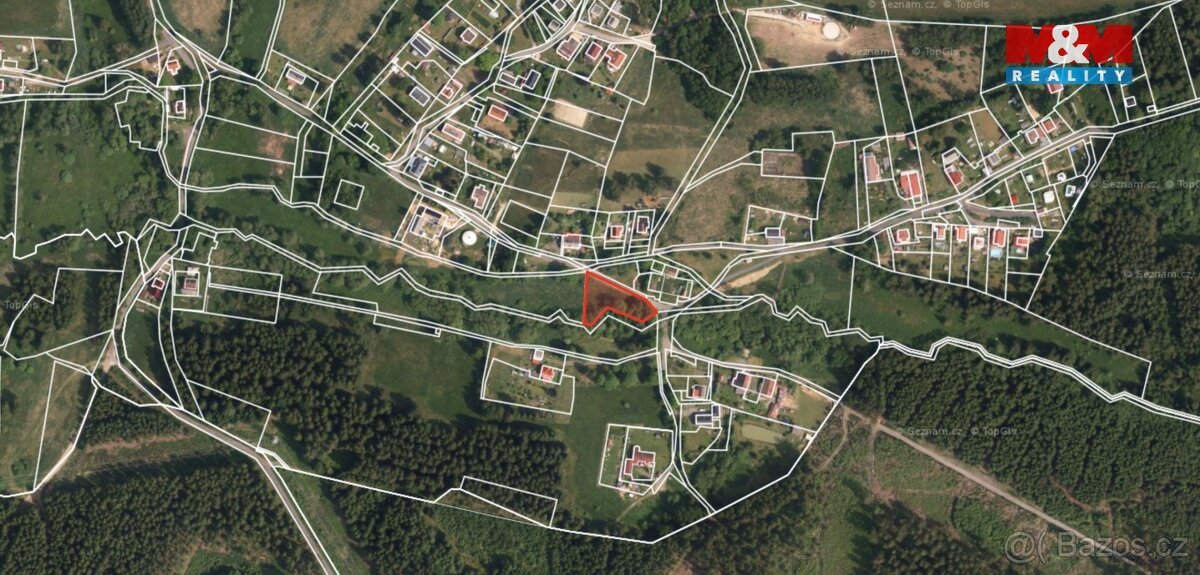 Prodej pozemku 1446 m², Stará Voda