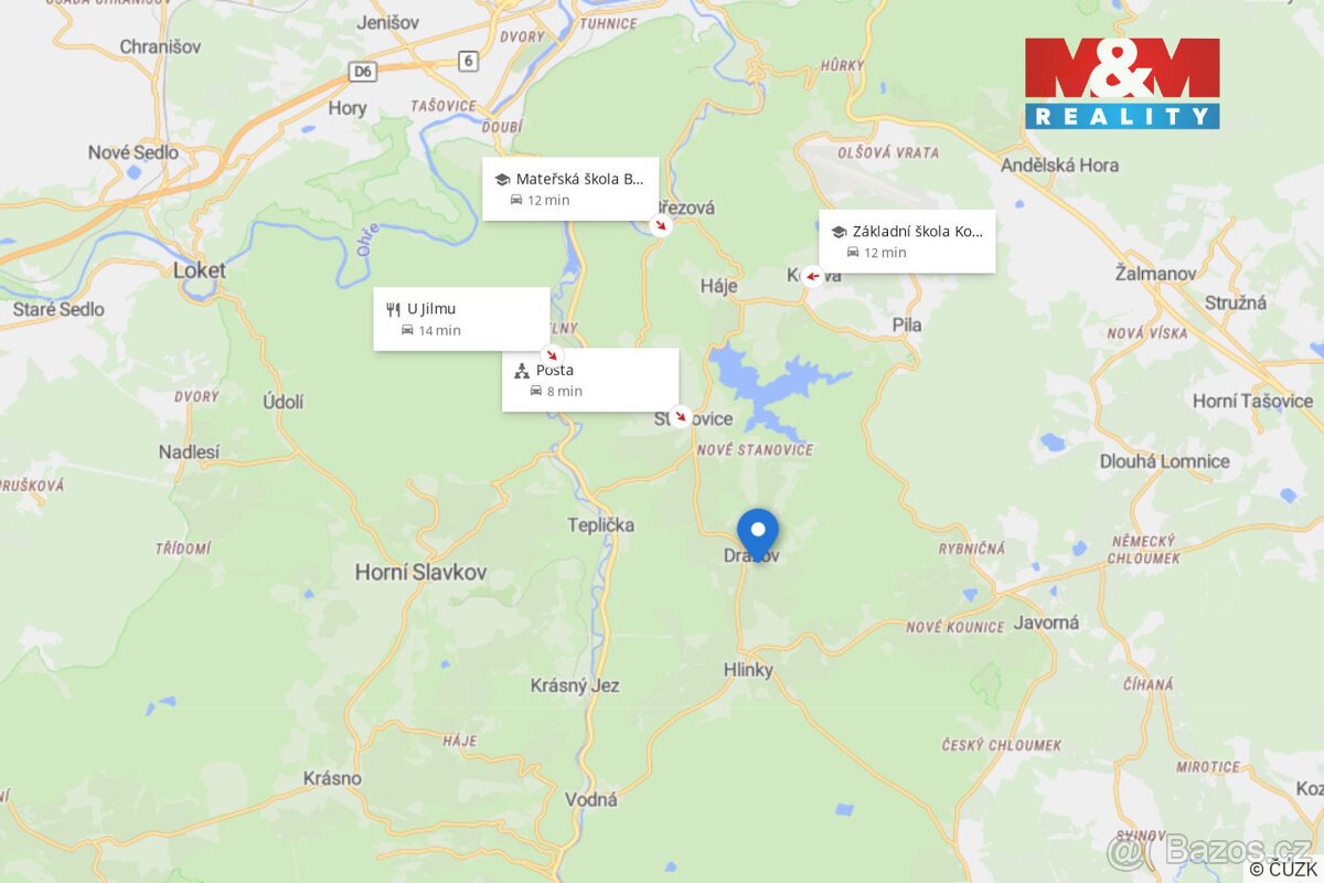 Prodej pozemku k bydlení, 1889 m2, Stanovice