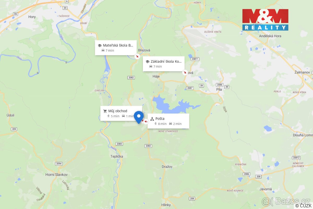 Prodej pozemku k bydlení, 4412 m2, Stanovice