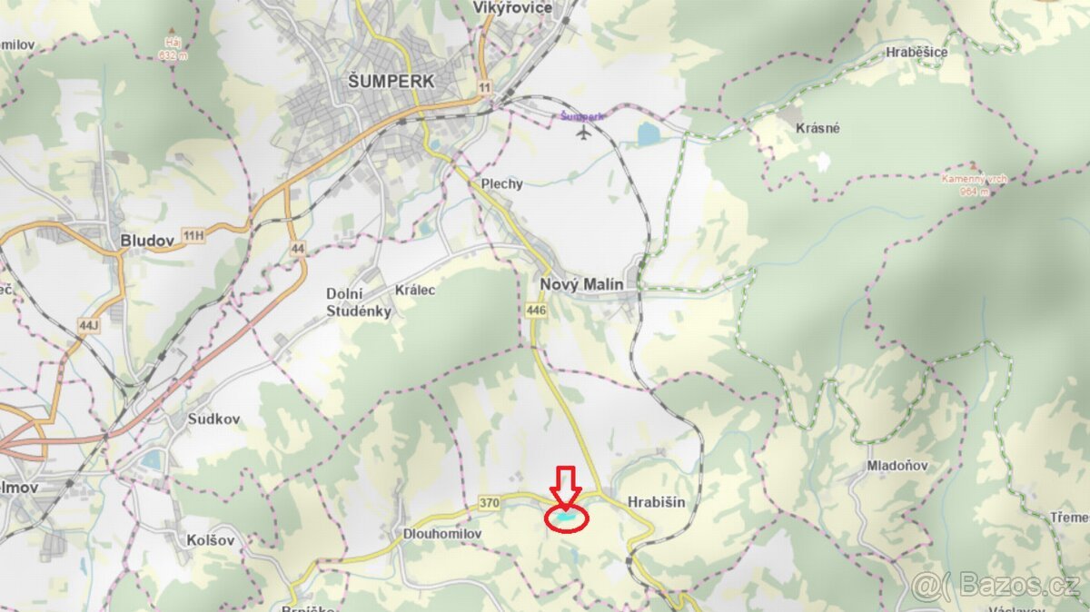 Prodej lesního pozemku k.ú. Hrabišín