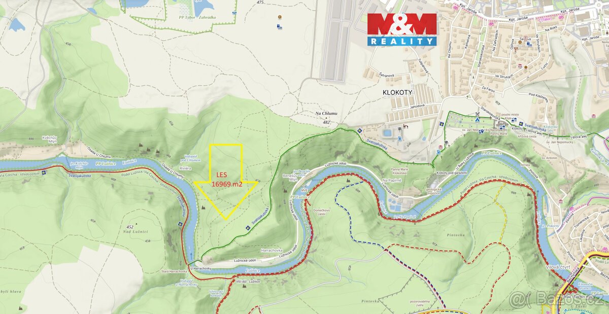 Prodej lesa, 16969 m², Tábor
