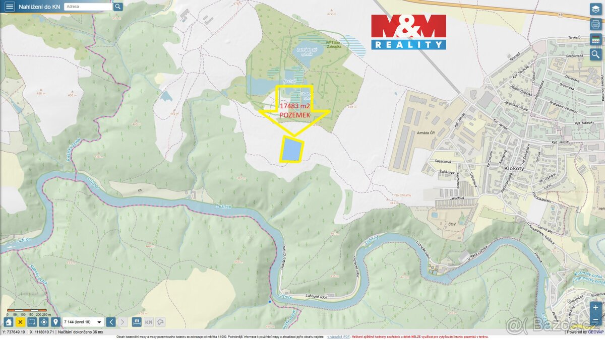 Prodej ostatní, 17483 m², Tábor